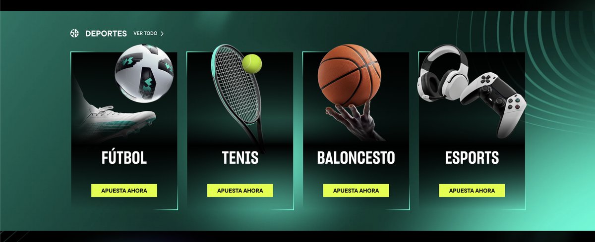 Versus: sección Deportes con fútbol, tenis, baloncesto y esports